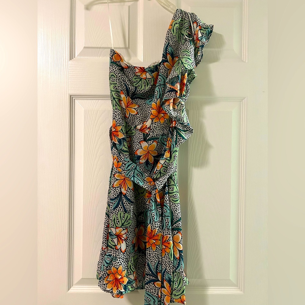 One Shoulder Mini Dress